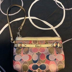 Authentic Coach Wristlet